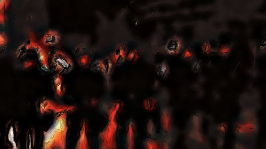 Continuing playing with Studio Artist 4 I built an animation from some found